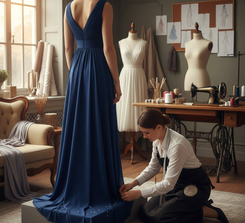 Evening gown alteration